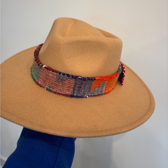 Orijinal Tan w/Aztec print strap Hat - Picture 2 of 5